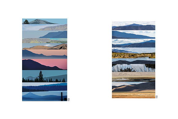 Section1, Plate 4: Summer in Oregon. Plate 5: Ruby Lake