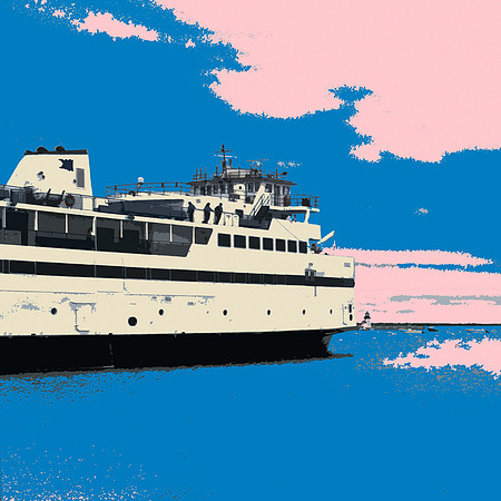 Ferry Leaving